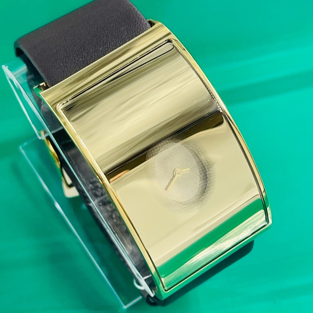 Calvin Klein Flash Yellow Gold Tone Ladies Watch K34235409